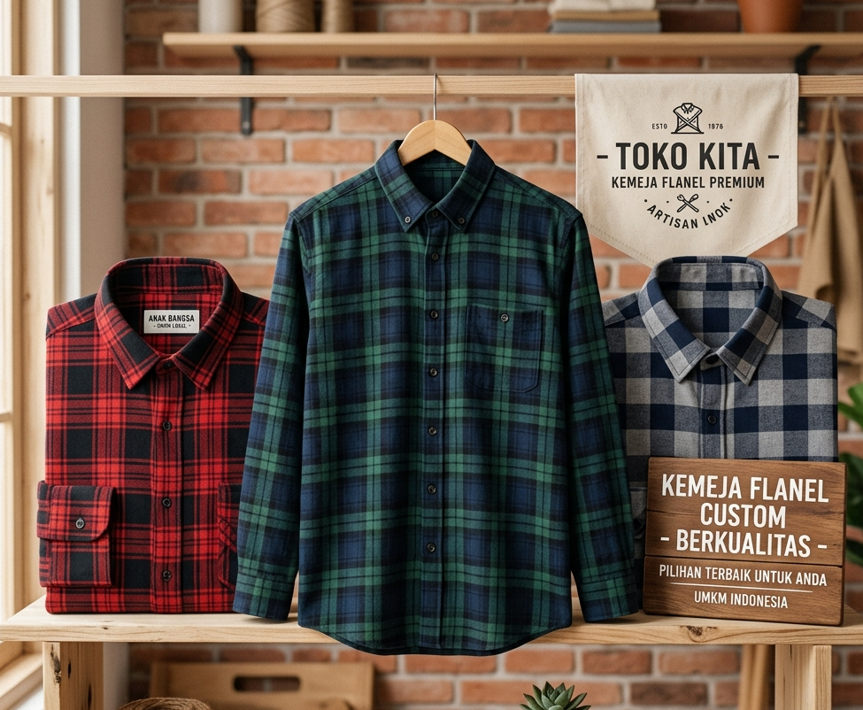 Kemeja Flanel